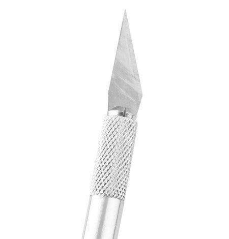 Metal Handle Craft Knife With 5 Blade Scalpel