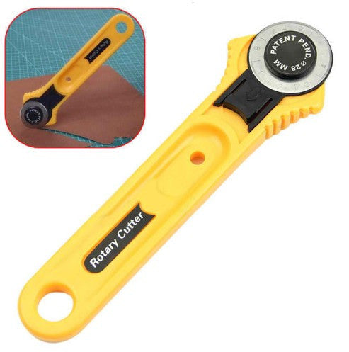 Leather Craft Tools Circular Yellow Rotary Cutter Blade