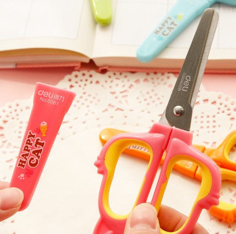 Cute Safe Paper Cutting Scissors