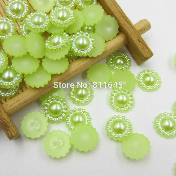 10mm Half Round ABS Imitation Pearl Beads