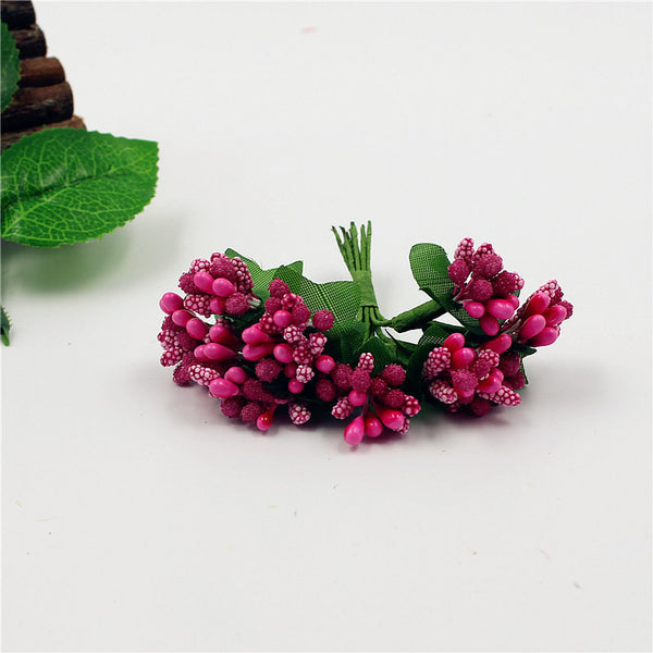 Berry Artificial Stamen Flower