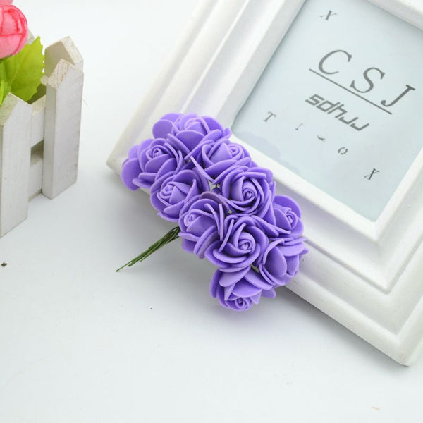 Mini Artificial Foam Rose Bouquet