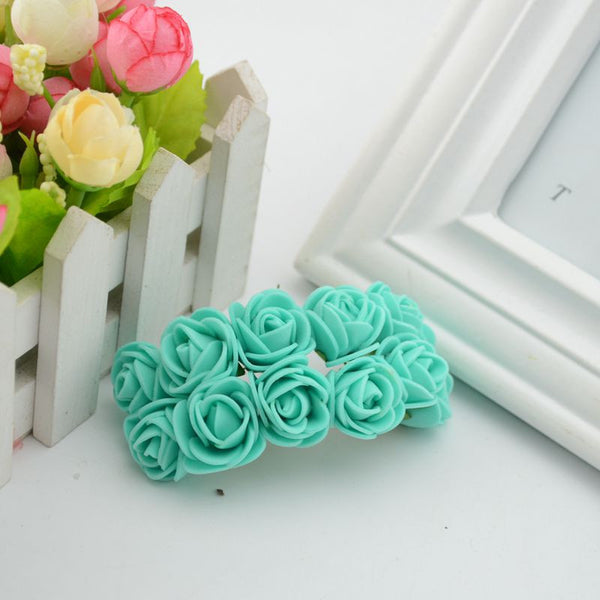 Mini Artificial Foam Rose Bouquet